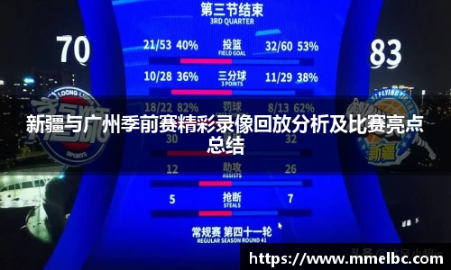 新疆与广州季前赛精彩录像回放分析及比赛亮点总结